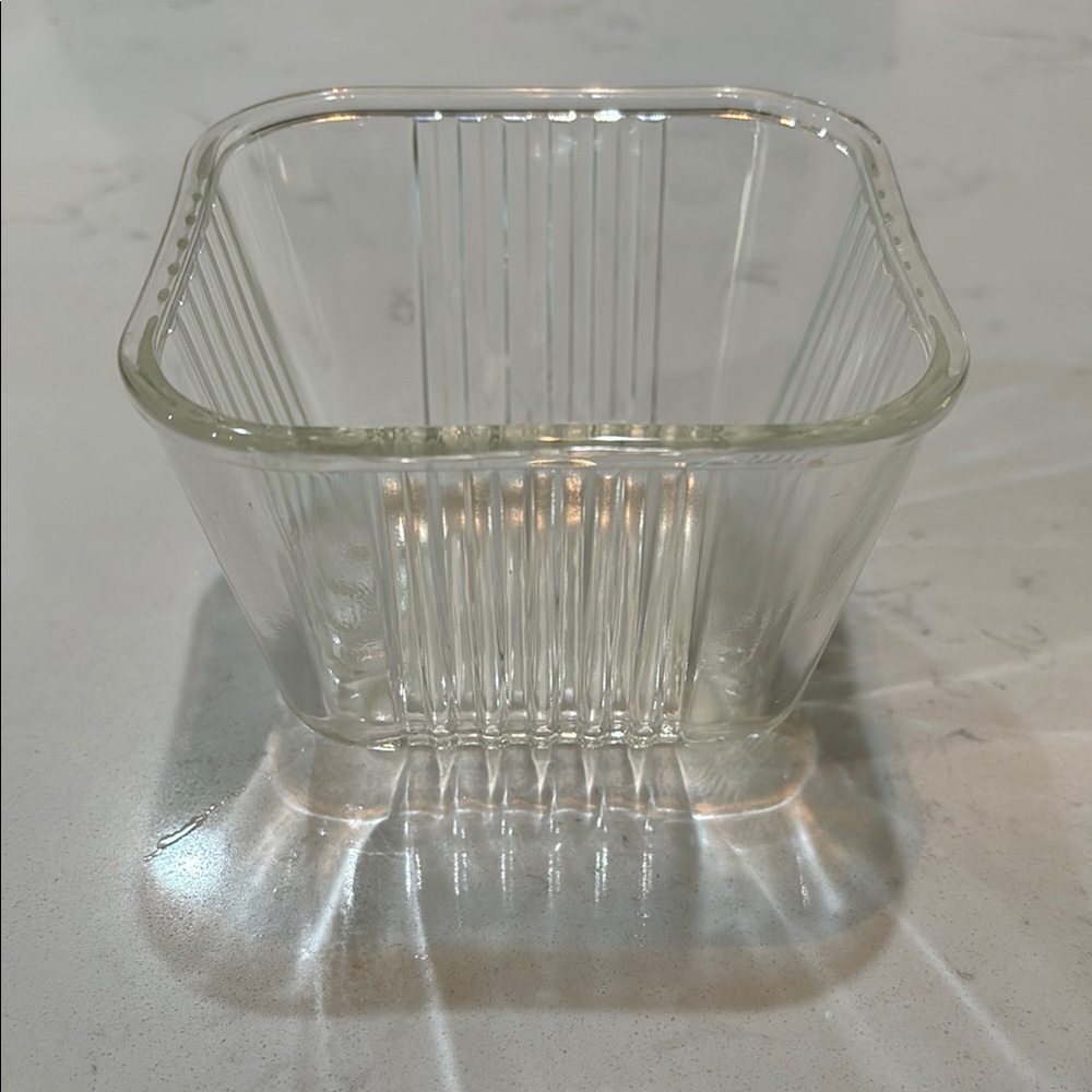 Clear Glass Square Dish